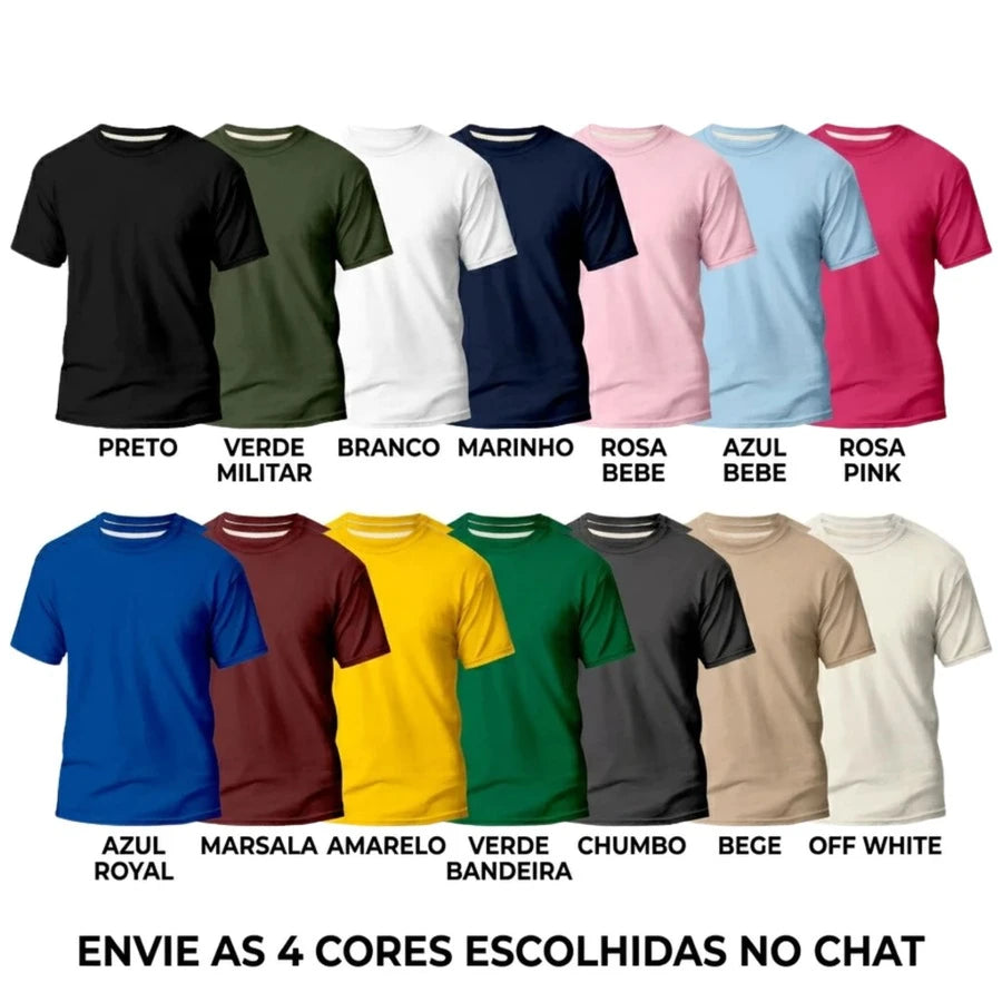 Kit Pavtros Básico Premium 4 Camisetas