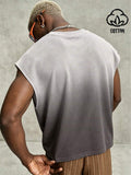 PAVTROS Regata Masculina de Verão Casual Fashion Street para Férias e Uso Diário, Estampa de Morango e Letras, Modelagem Solta, Holiday
