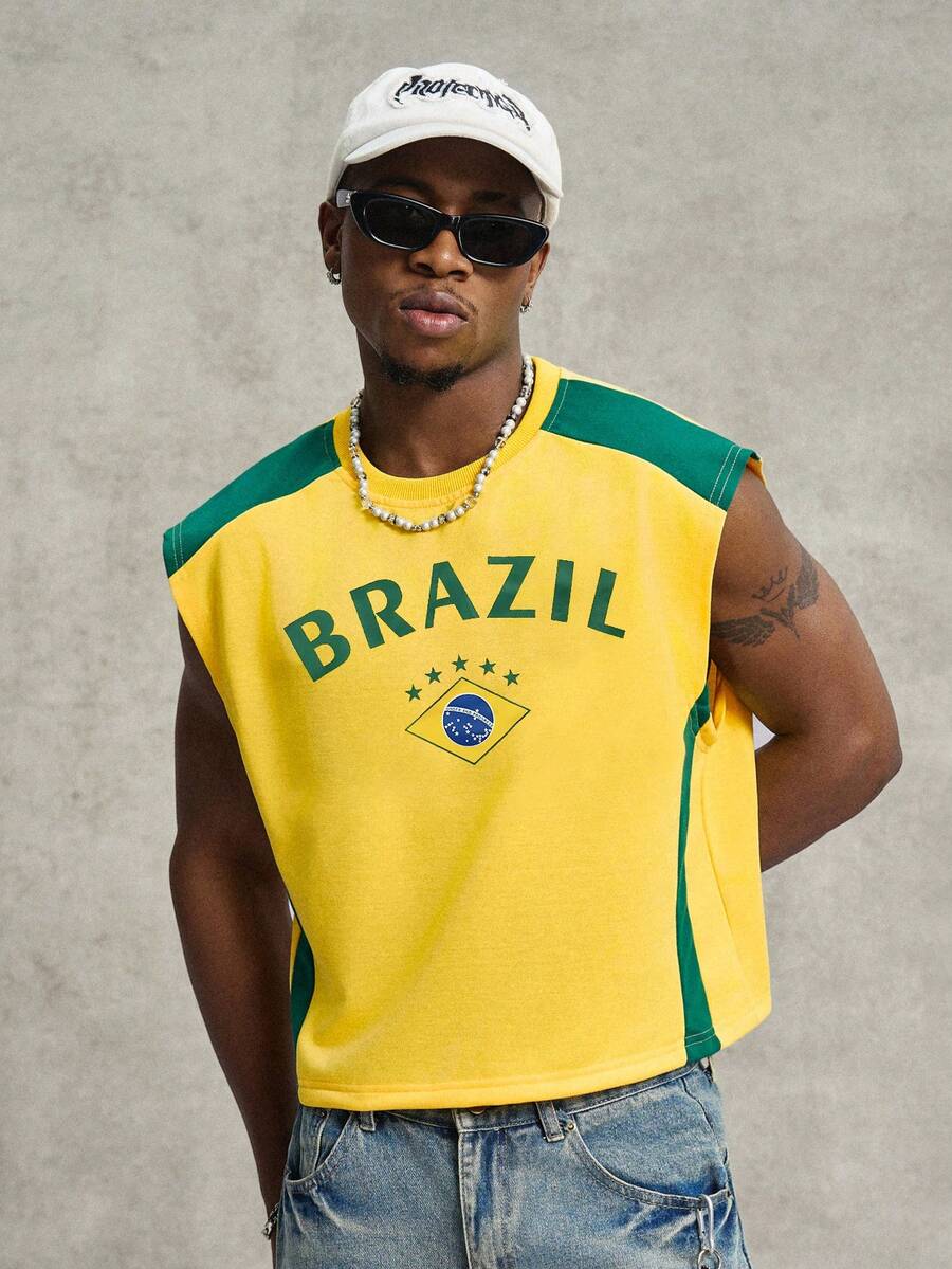 Regata Pavtros Studios Brasil Retro Panel Vest — Foto 19