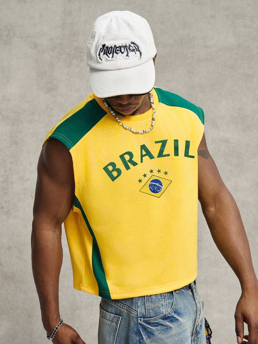 Regata Pavtros Studios Brasil Retro Panel Vest — Foto 23