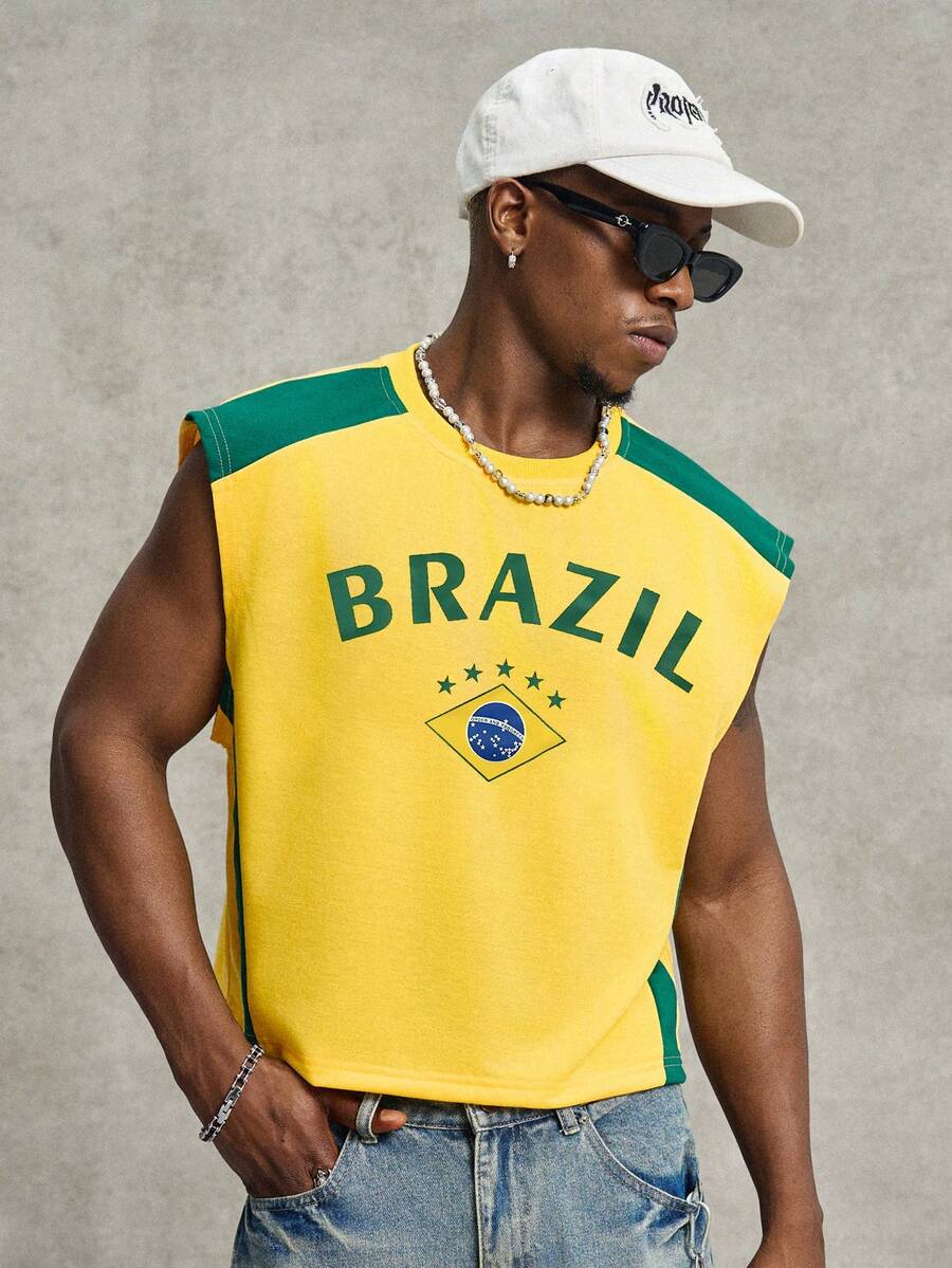 Regata Pavtros Studios Brasil Retro Panel Vest — Foto 24