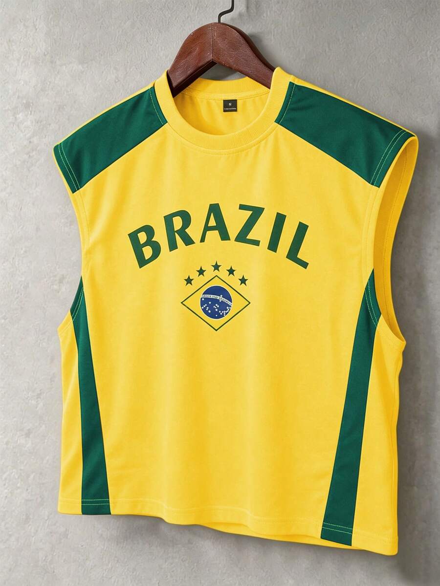 Regata Pavtros Studios Brasil Retro Panel Vest — Foto 25