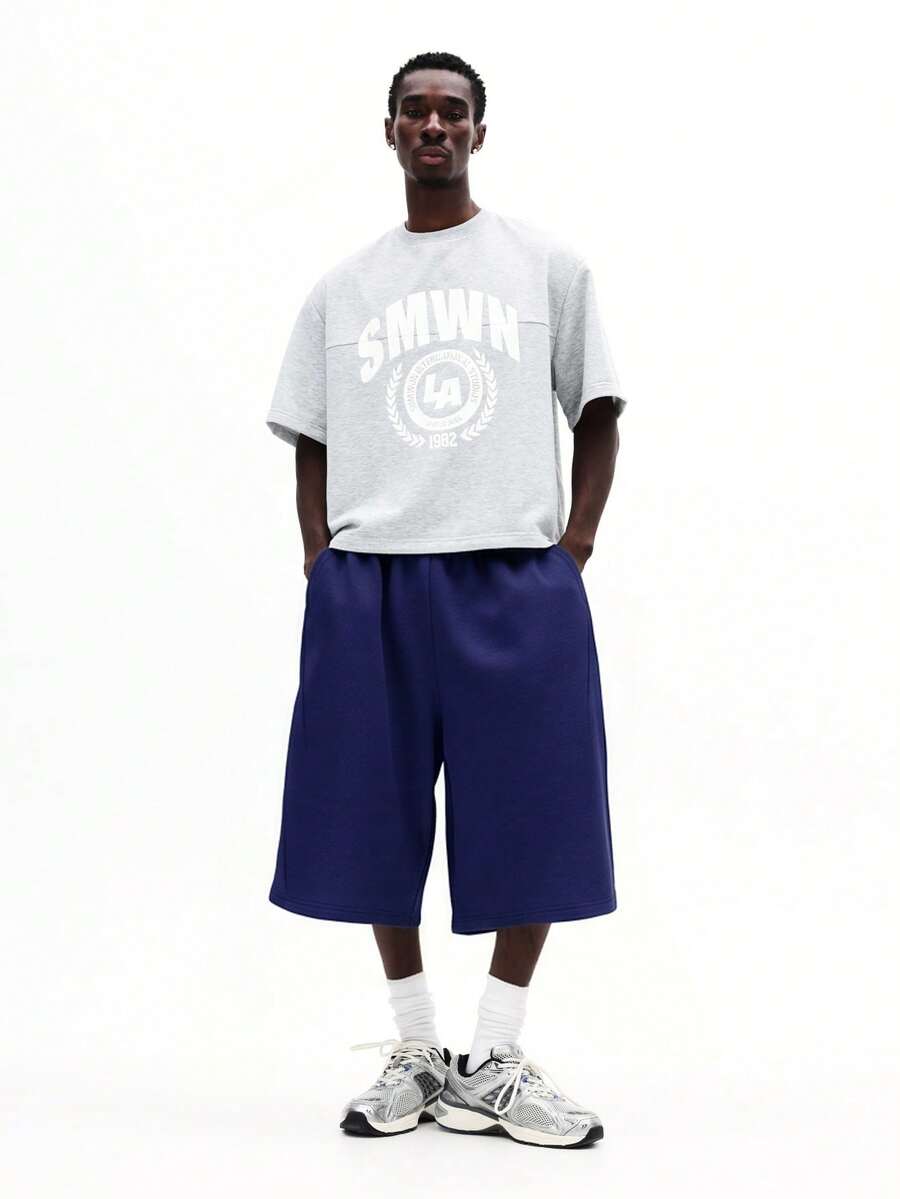 Bermuda Moletom Pavtros Studios Essential Oversized Jorts — Foto 29