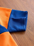 SWAVVY Camisa Polo Masculina Casual de Verão, Ajuste Solto, Tamanho Padrão, Blocos de Cores Sólidas Azul e Branco
