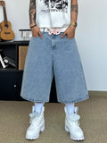 Bermuda Jorts Jeans Pavtros Studios Solidarity Statue