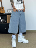 Bermuda Jorts Jeans Pavtros Studios Solidarity Statue