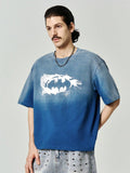 PAVTROS Camiseta Casual Versátil de Manga Curta com Gola Redonda e Estampa de Letras para Homens, Férias