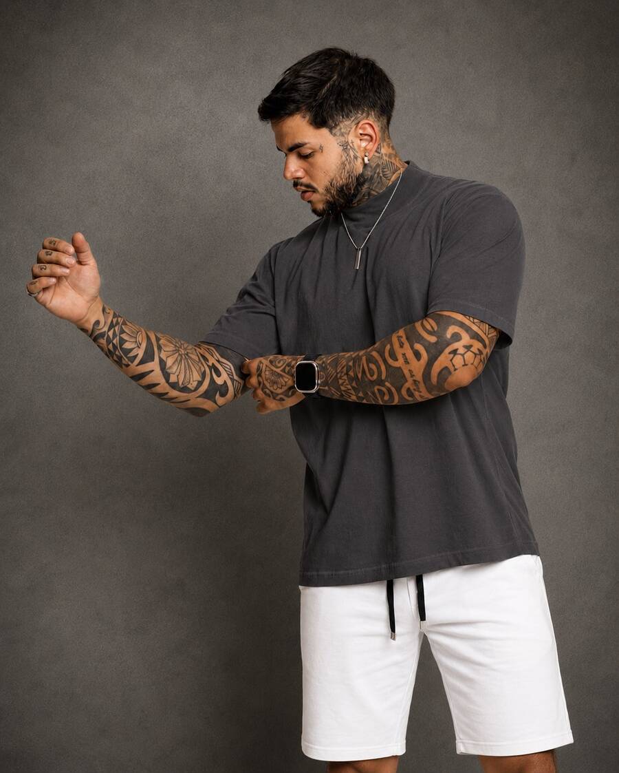 Kit Pavtros Oversized Street 5 Camisetas