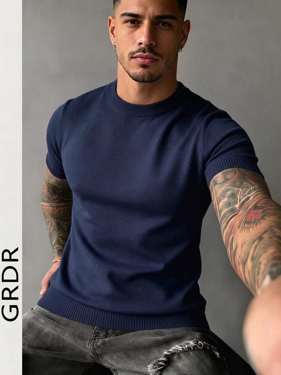 Camiseta Pavtros Listrada Minimalista