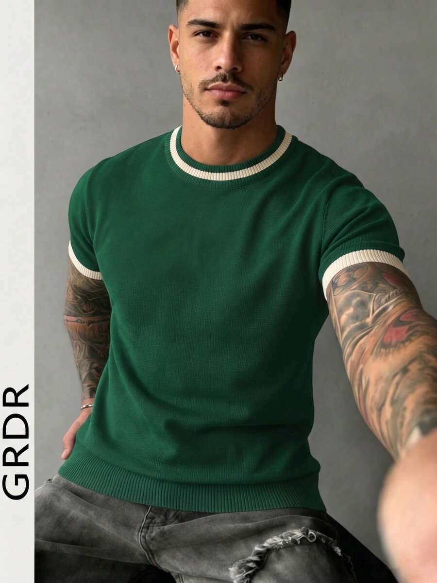 Camiseta Pavtros Listrada Minimalista