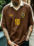 Camisa Polo Pavtros Studios Joga Bonito Black Jersey
