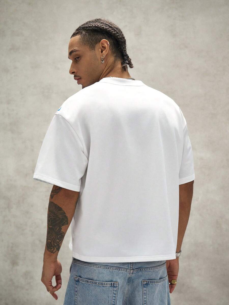 Camiseta Pavtros Calligraphy Quotes White Oversized - foto 1
