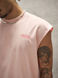 PAVTROS Regata Masculina de Verão Casual Fashion Street para Férias e Uso Diário, Estampa de Morango e Letras, Modelagem Solta, Holiday