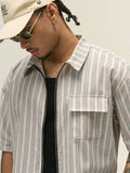 Conjunto Pavtros Studios Pinstripe Short-Sleeve Tracksuit