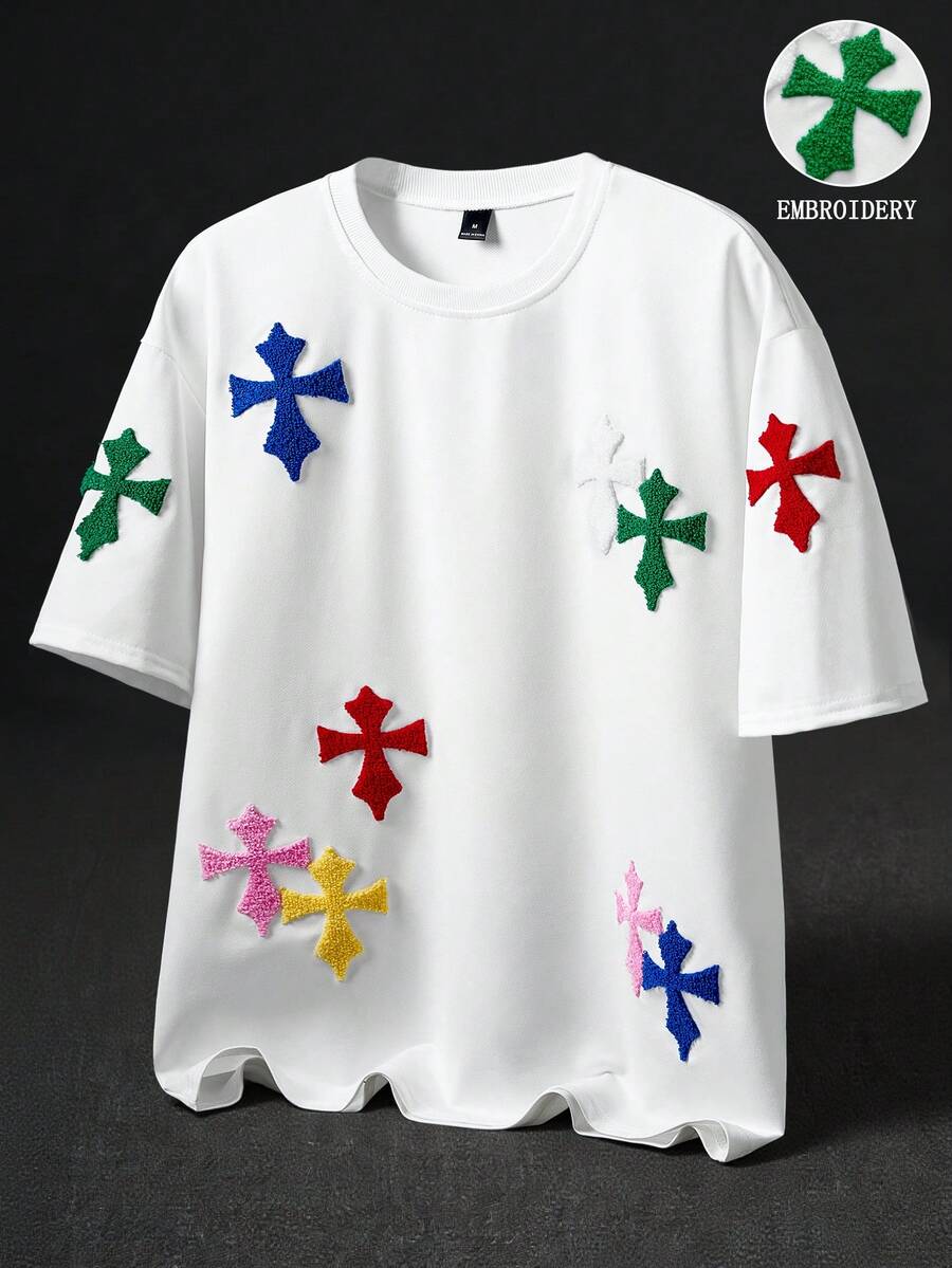 Camiseta Pavtros Estampa Cruzada