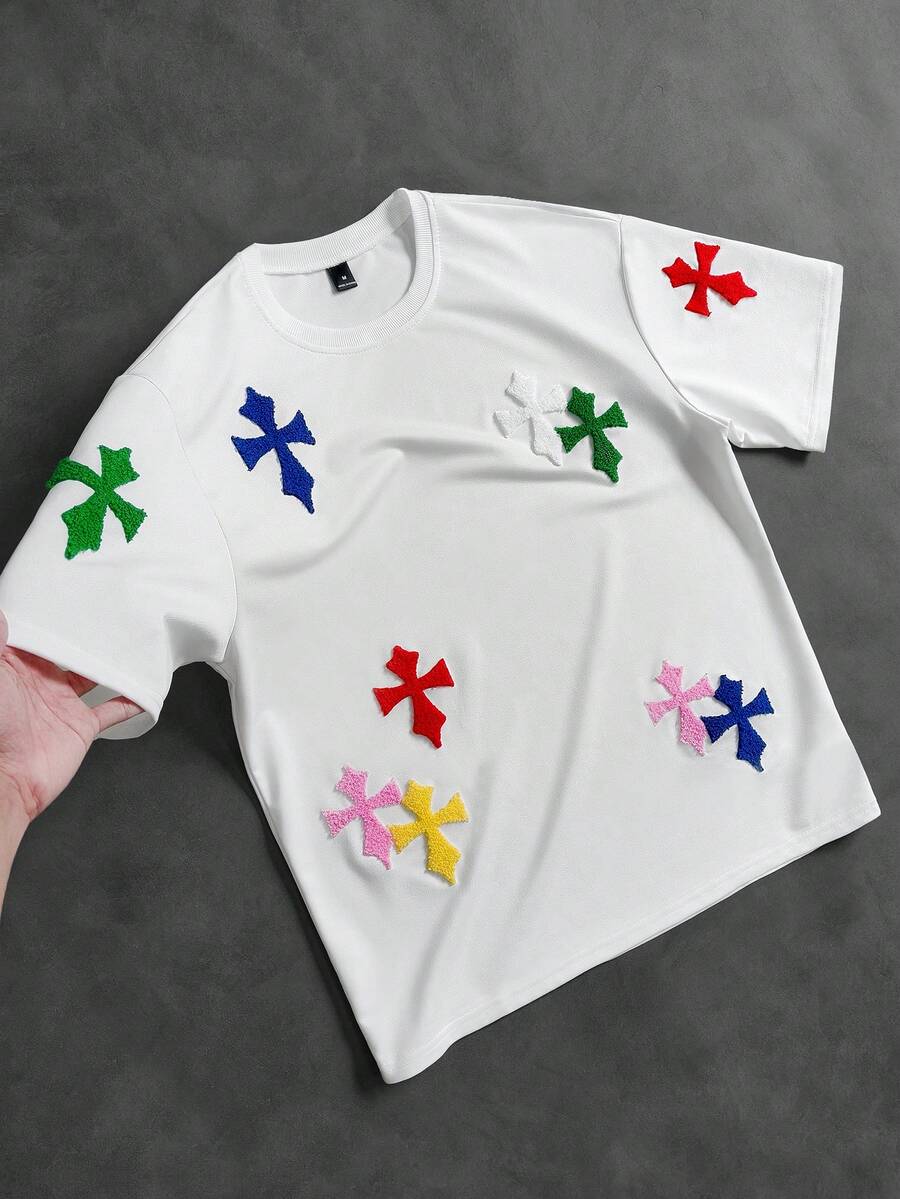 Camiseta Pavtros Estampa Cruzada