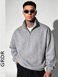 Moletom com Zíper GRDR para Homens, Outono/Inverno