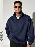 Moletom com Zíper GRDR para Homens, Outono/Inverno