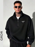Moletom com Zíper GRDR para Homens, Outono/Inverno