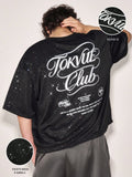 PAVTROS Camiseta Casual Versátil de Manga Curta com Gola Redonda e Estampa de Letras para Homens, Férias