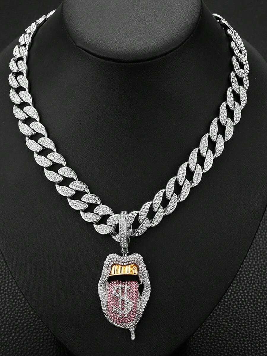 Colar Lips Charm