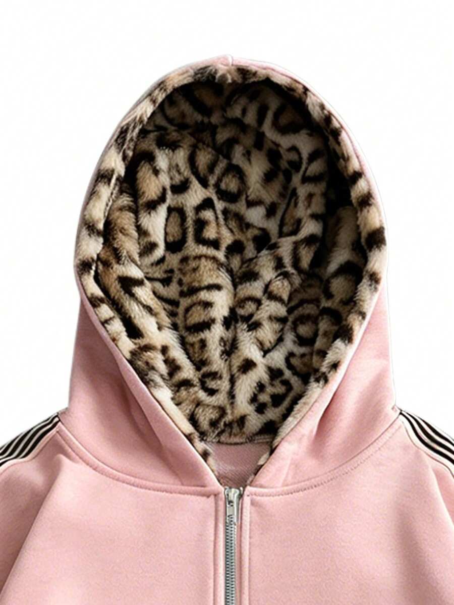 Moletom Pavtros Pelúcia Leopardo