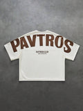 PAVTROS Camiseta Masculina Oversize de Manga Curta Estilo Graffiti de Rua, Camiseta Cropped de Manga Curta com Gola Redonda e Ajuste Solto, Estilo Hip-Hop de Rua Americano, Rua Retrô, Personalizada, Dança de Rua, Skate, Rap, Graffiti, Subcultura, Solta, E