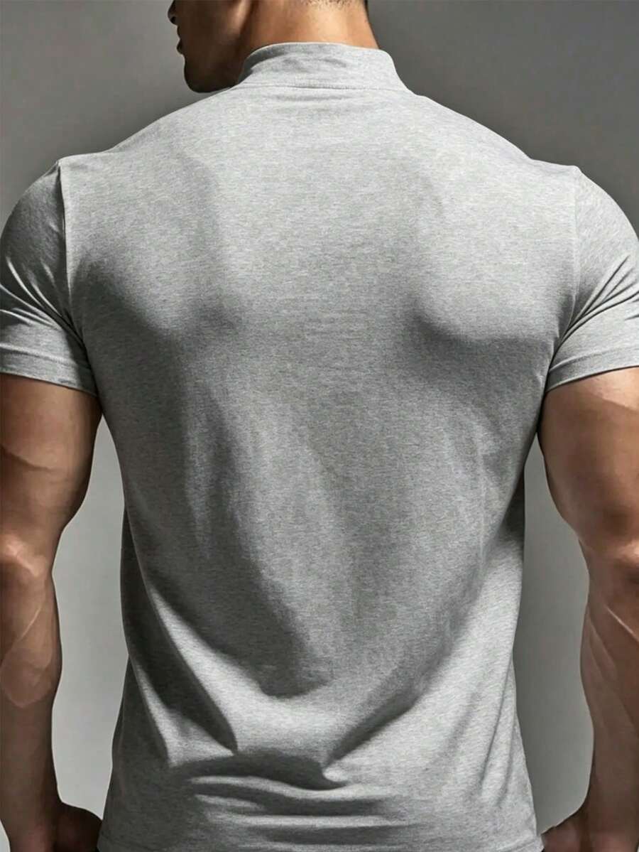 Camiseta Masculina premium Gola Minimal — Pavtros (foto 36)