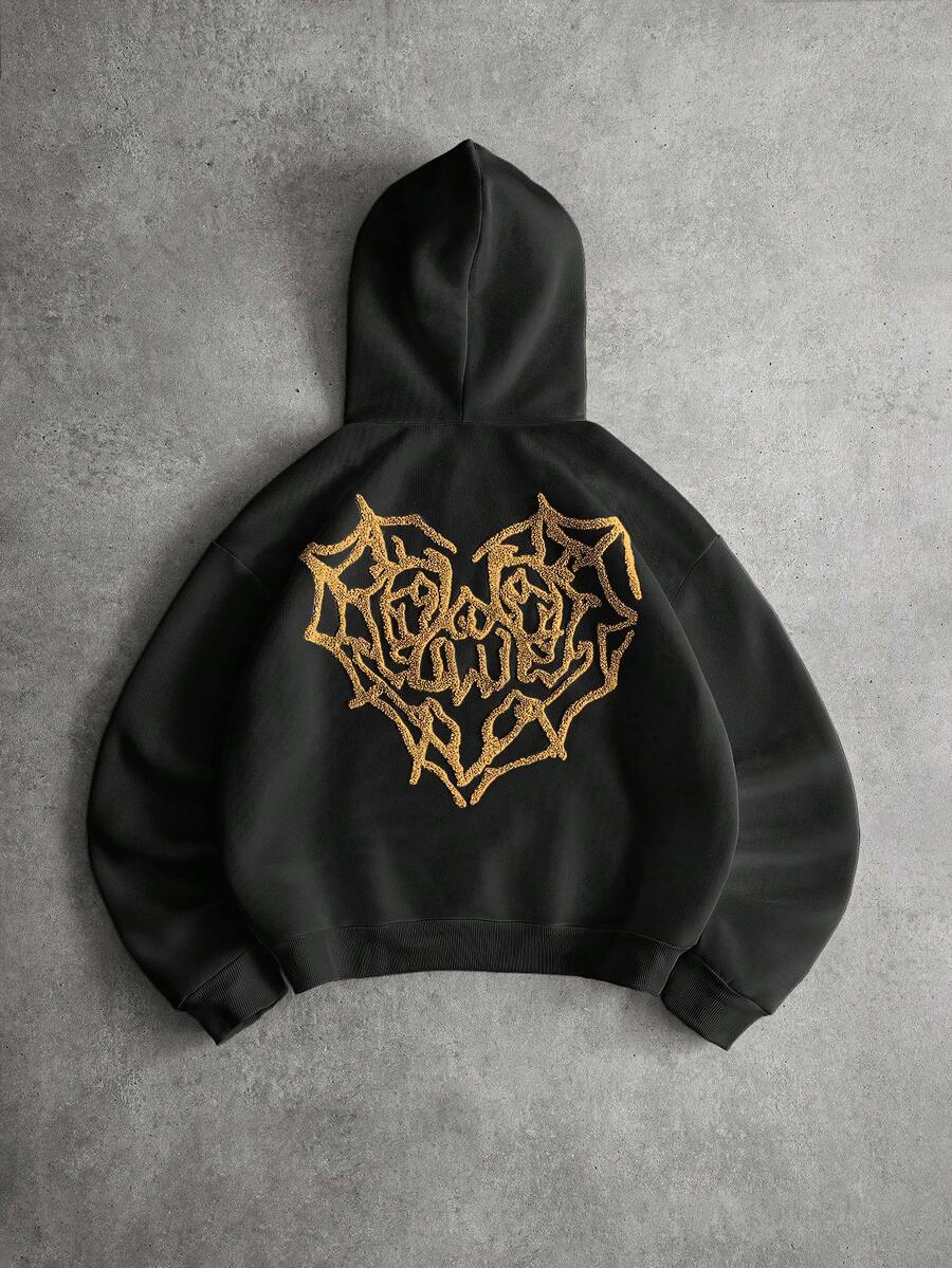 Moletom Pavtros Oversized Grafite Preto