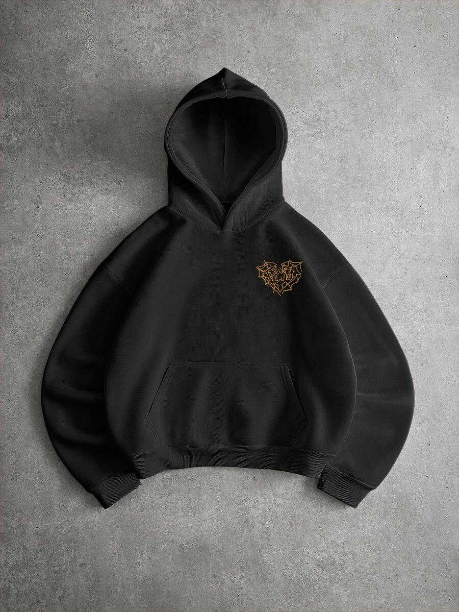 Moletom Pavtros Oversized Grafite Preto
