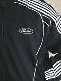 Jaqueta Pavtros Three-Stripe Track Jacket Black