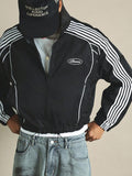 Jaqueta Pavtros Three-Stripe Track Jacket Black