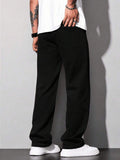 Calça Jeans Masculina Balão Reto Baggy Premium Streetwear Oversized Rapper Ganga Estilo Skatista Folgadas