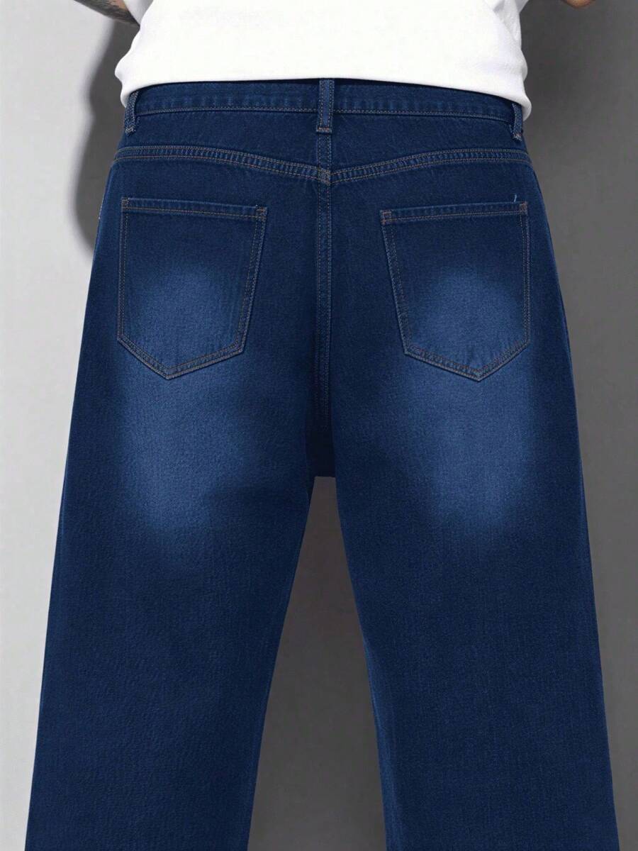 Calça Pavtros Loose Fit Washed Denim Grey - foto 35