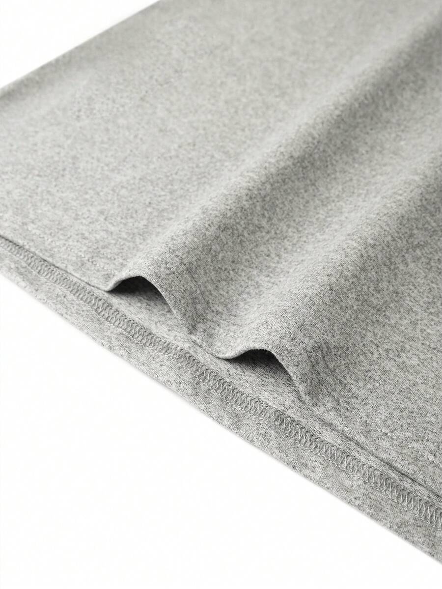 Camiseta Boxy Masculina Gola Minimal na cor Preto (foto 39)