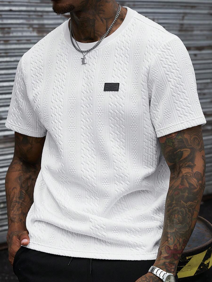Camiseta Pavtros Jacquard Logotipo