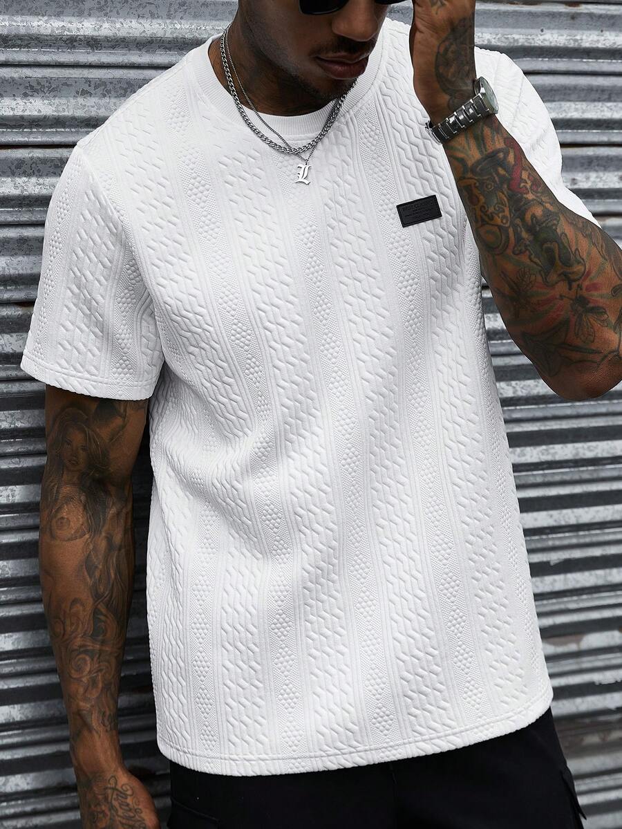 Camiseta Pavtros Jacquard Logotipo