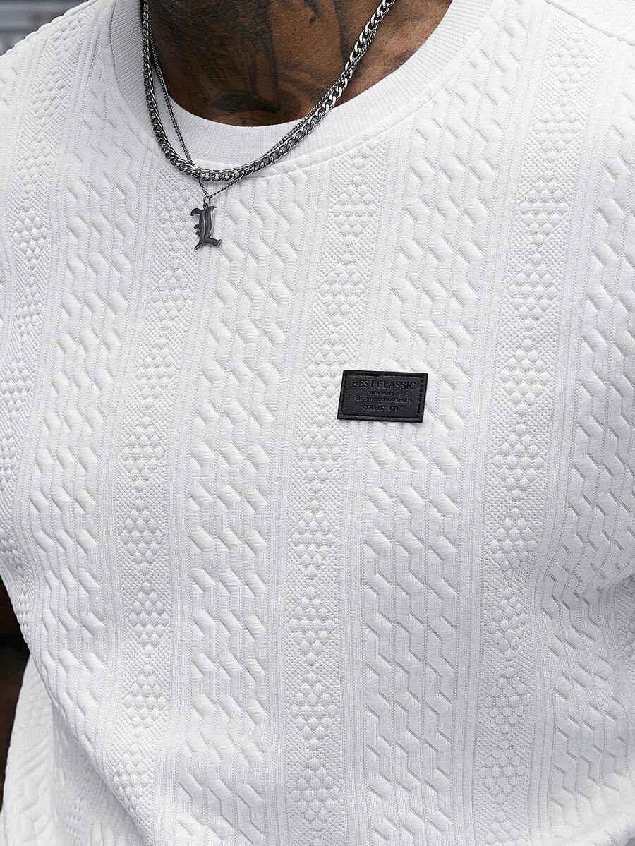 Camiseta Pavtros Jacquard Logotipo