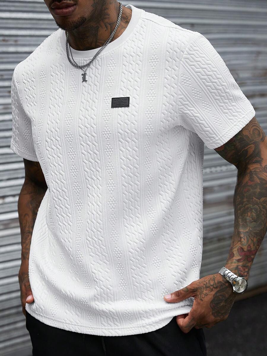 Camiseta Pavtros Jacquard Logotipo