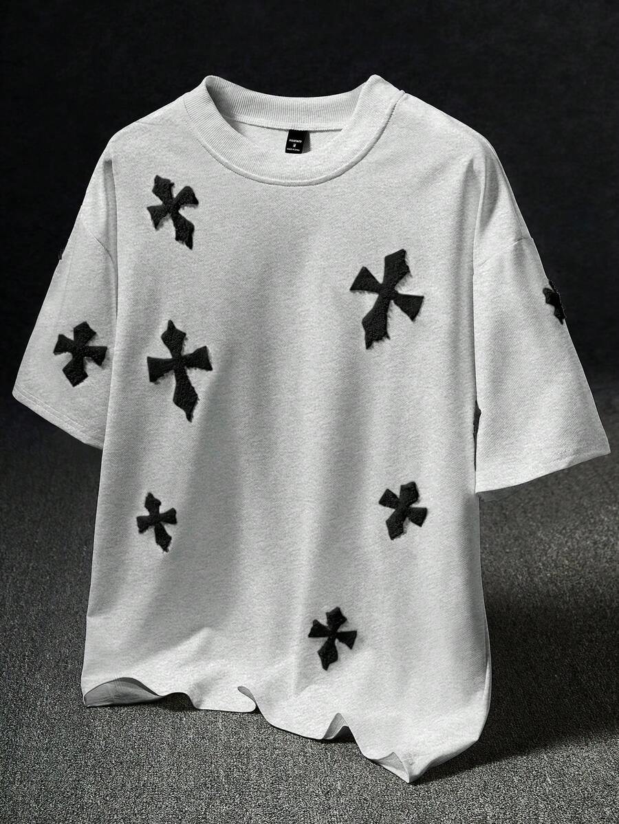 Camiseta Pavtros Estampa Cruzada