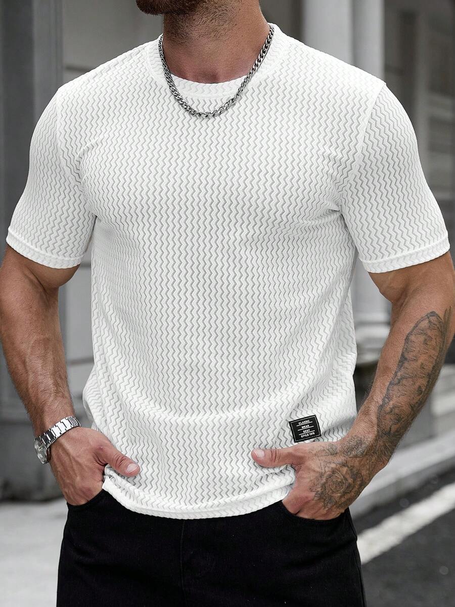 Camiseta Pavtros Jacquard Logotipo