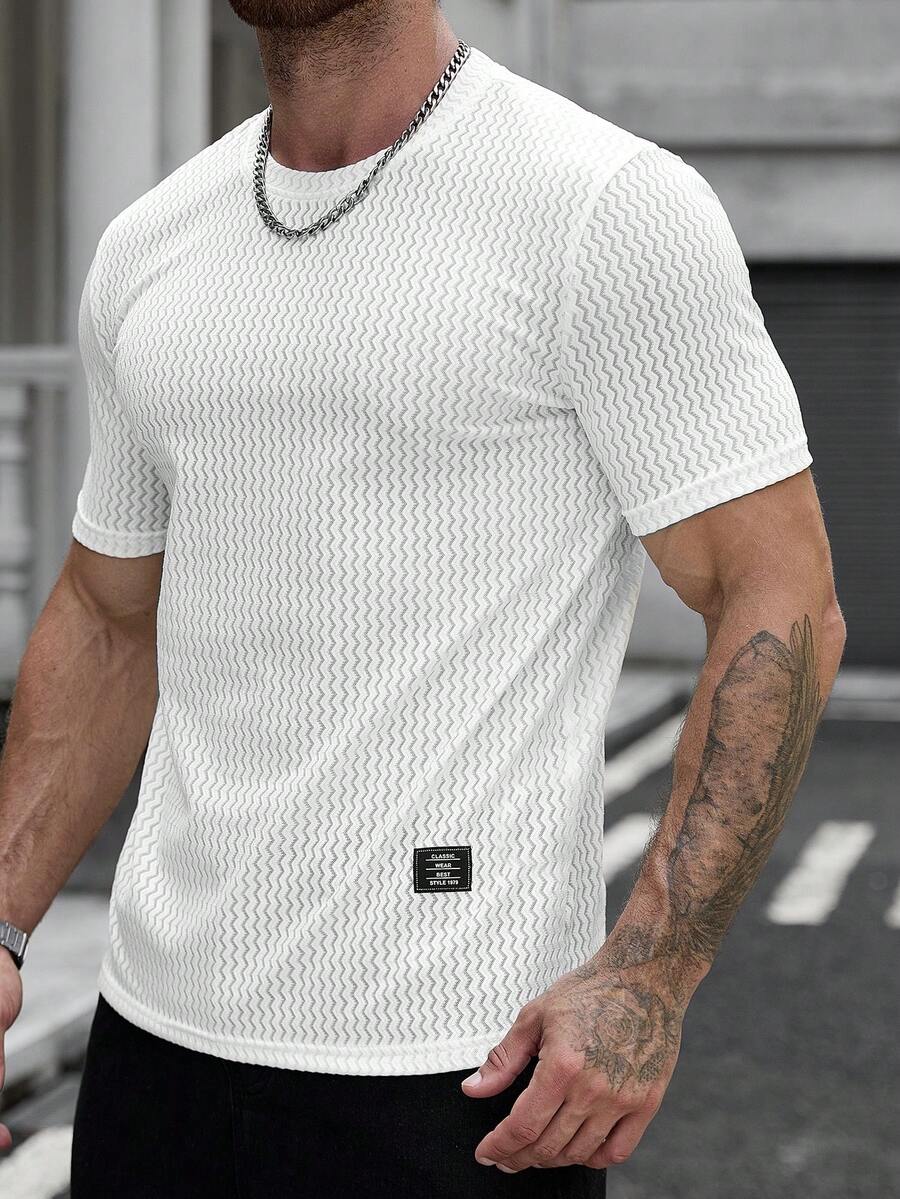 Camiseta Pavtros Jacquard Logotipo
