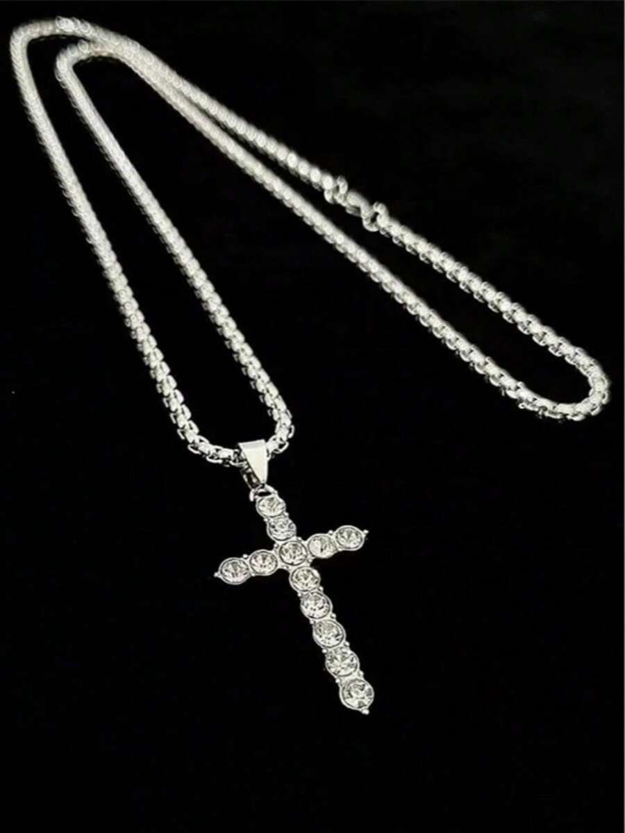 Colar Retro Cross