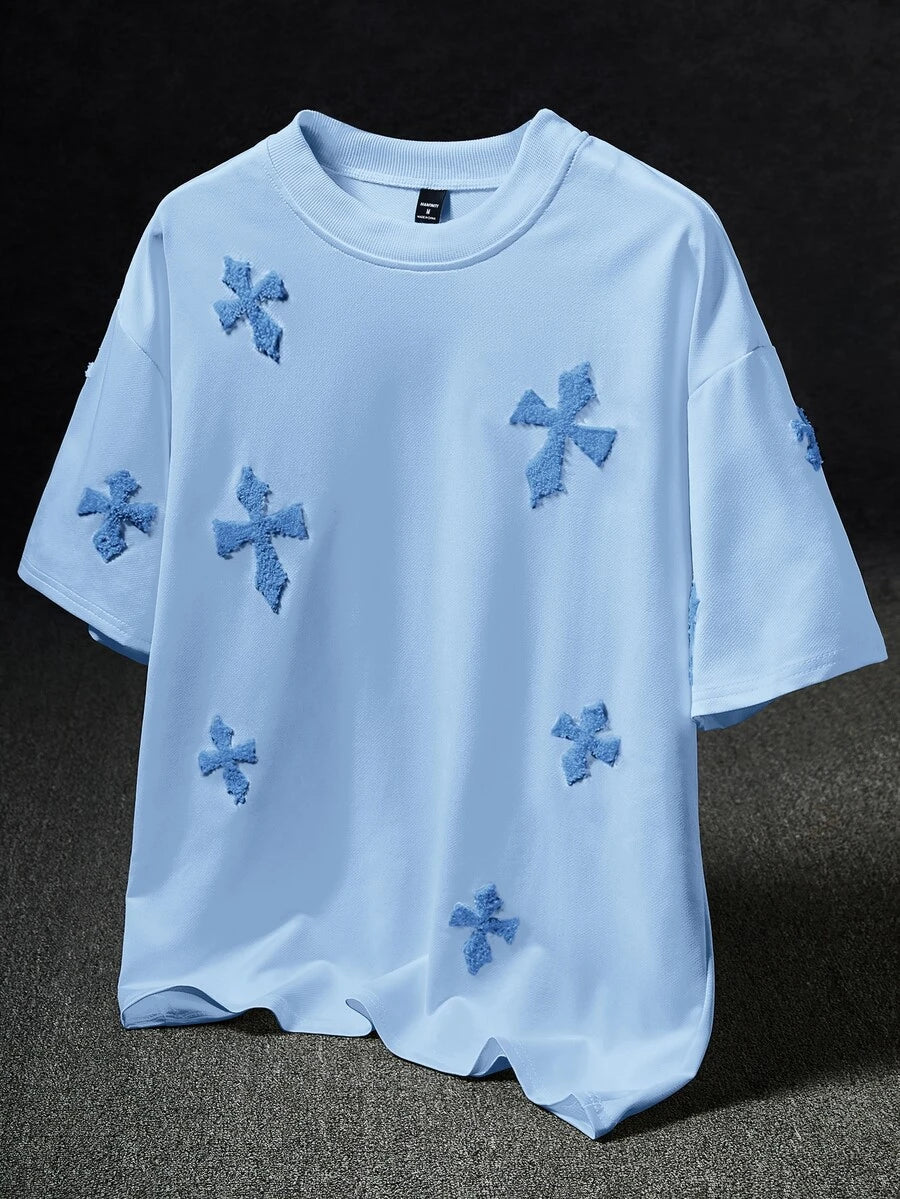 Camiseta Pavtros Estampa Cruzada