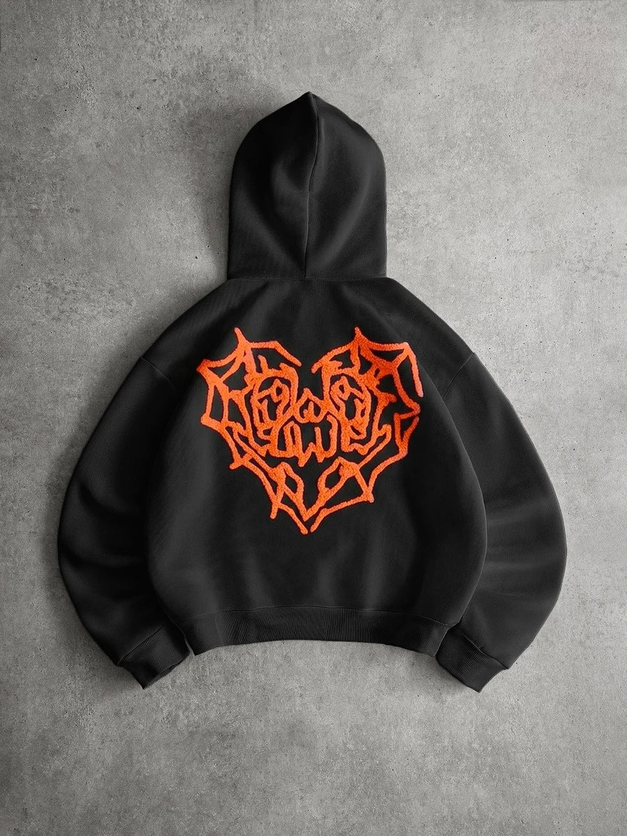 Moletom Pavtros Oversized Grafite Preto