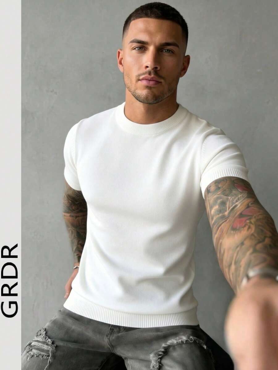 Camiseta Pavtros Listrada Minimalista
