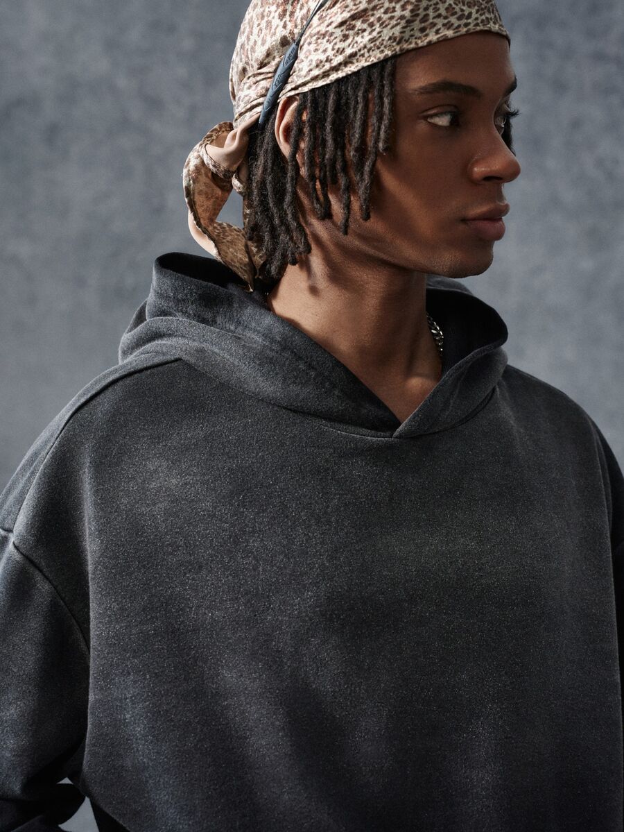 Moletom Pavtros Oversized Grafite Preto