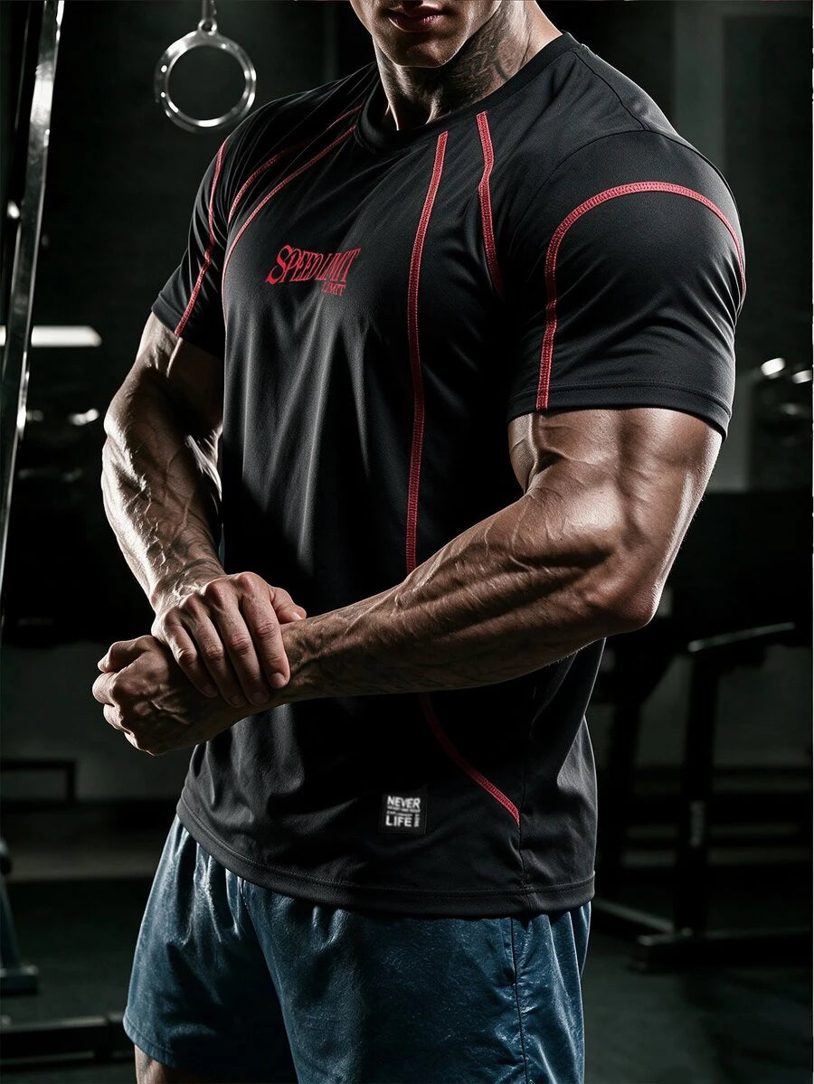 Camiseta Pavtros Folgado Estampa Gráfica Recorte