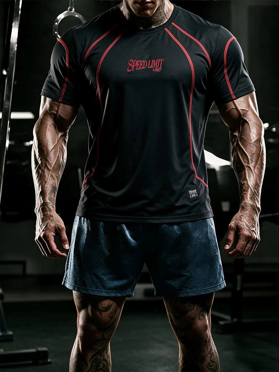 Camiseta Pavtros Folgado Estampa Gráfica Recorte