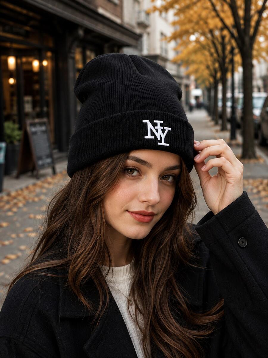 Gorro Pavtros Bordado NY